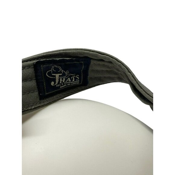 Orange Beach Green Adjustable Visor Hat Jhats Brand The Packer Foldable NWT New - Picture 5 of 6